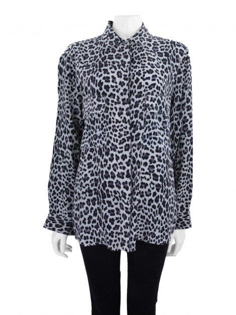 Camisa Animale Estampada Animal Print