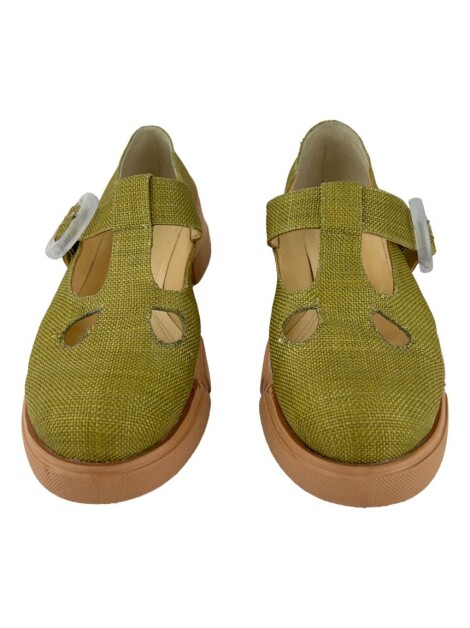 Sapato American Vintage Raffia Verde