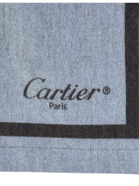 Lenço Cartier Estampado Bicolor
