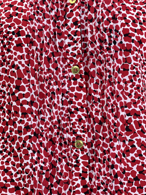 Blusa Jones New York Estampada Vermelha