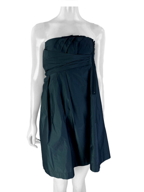 Vestido Maria Garcia Drapeado Verde