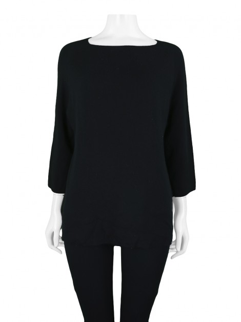 Blusa Marisa Ribeiro Lã Preto