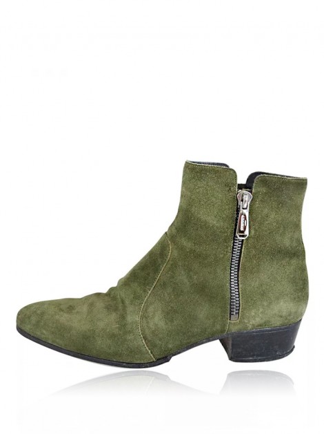 Bota Balmain Camurça Verde
