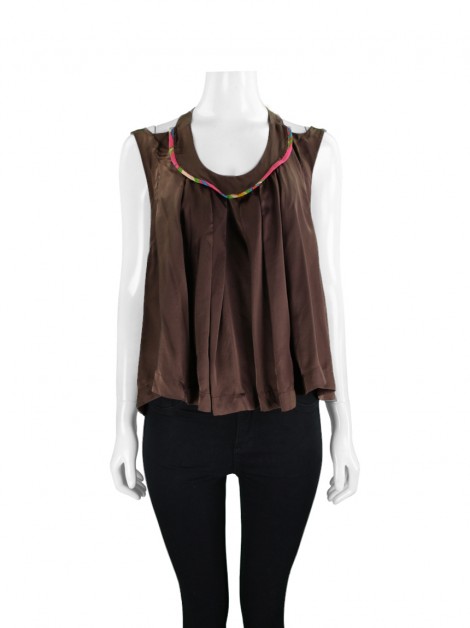 Blusa Herchcovitch; Alexandre Seda Marrom