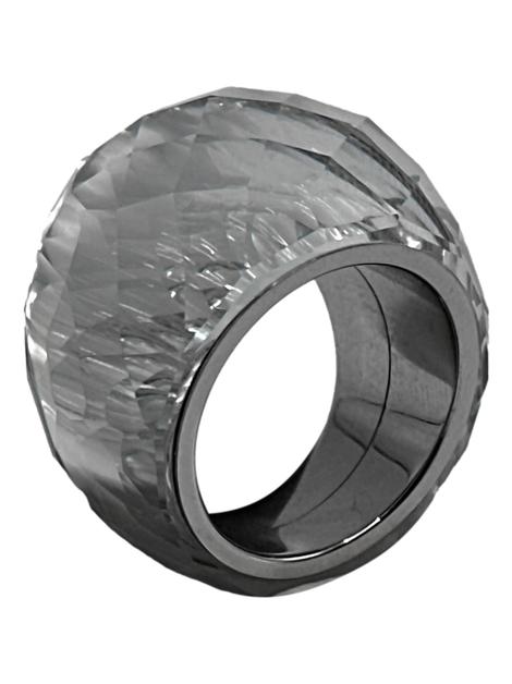 Anel Swarovski Nirvana Crystal Prateado - COVZ15 Original