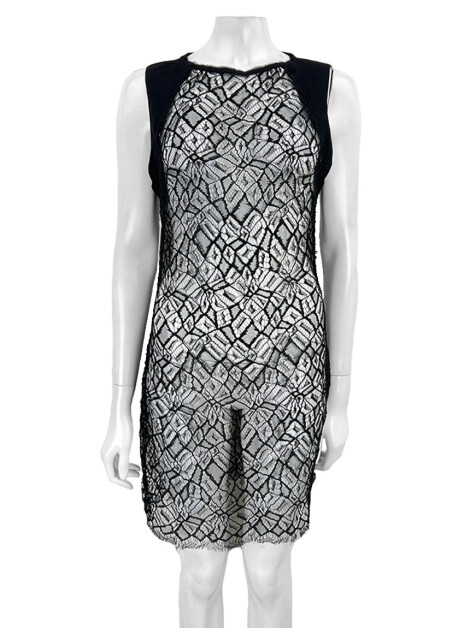 Vestido Animale Renda Preto