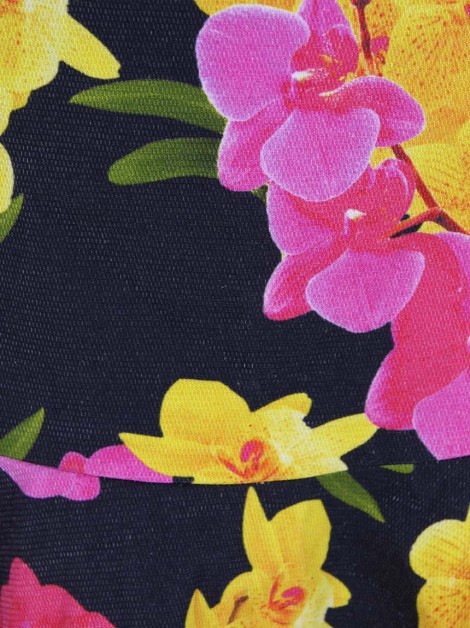 Saia Magrella Tecido Estampado