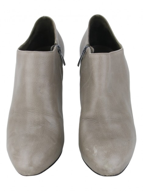 Bota Gianvito Rossi Couro Etoupe