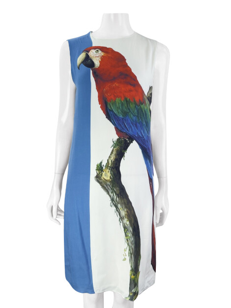Vestido Pedro Lourenço Estampa Arara
