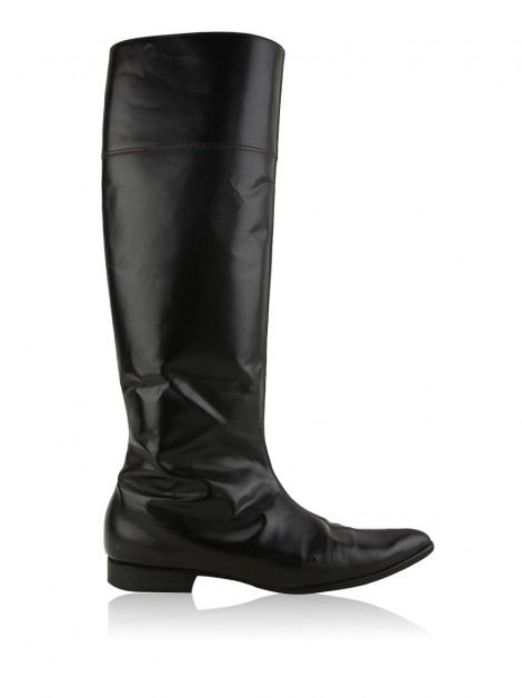 Bota Philosophy Di Alberta Ferretti Couro Marrom