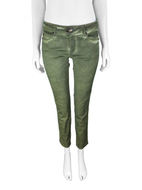 Calça Plein Sud Jeans Estonagem Verde