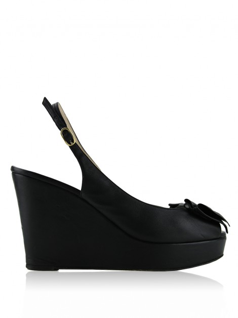 Sapato Valentino Couro Preto