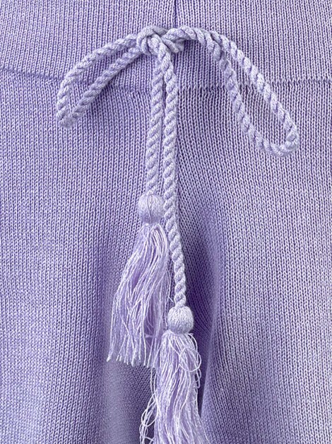 Short CAOS Tricot Roxo