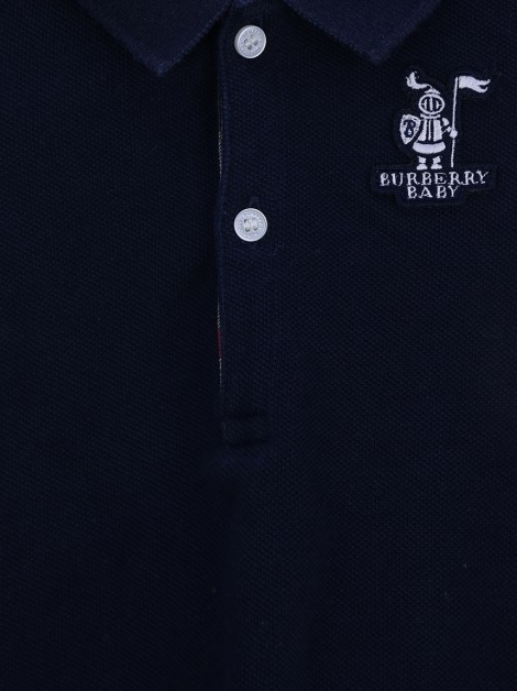 Blusa Burberry Children Azul Bebê