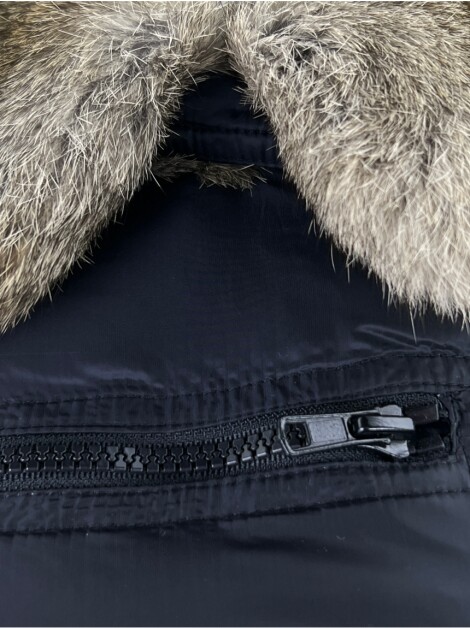Casaco Joseph Puffer Mescla Preto