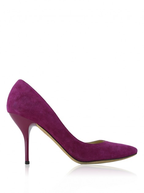 Sapato Jimmy Choo Camurça Fucsia