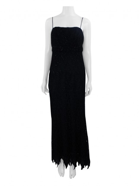 Vestido de Festa Amissima Renda Preto