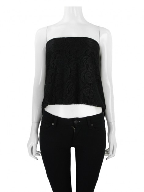 Blusa 284 Renda Preta