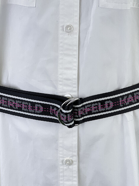 Vestido Karl Lagerfeld Curto Branco