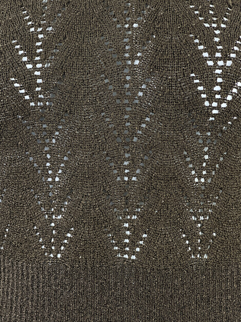 Colete Vertigo Tricot Marrom