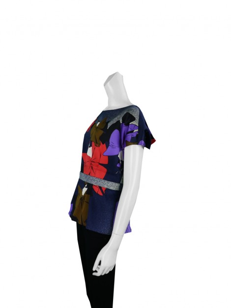 Blusa André Lima Seda Estampada