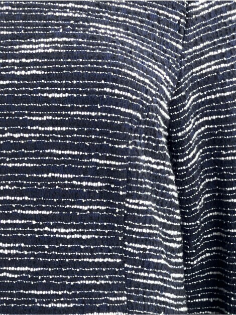 Vestido Karl Lagerfeld Knit Pedras Azul Marinho