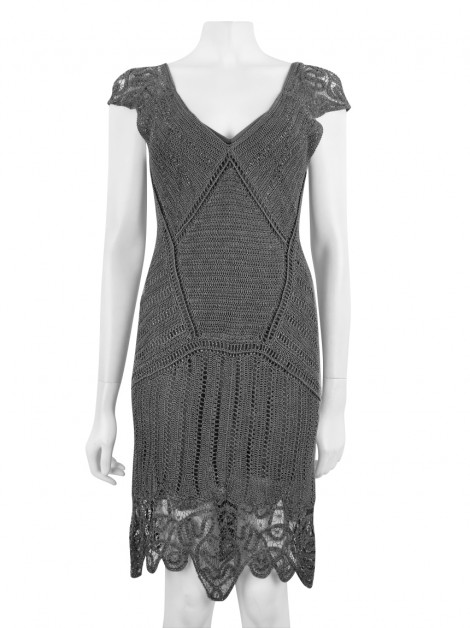 Vestido Karen Millen Tricot Bordado
