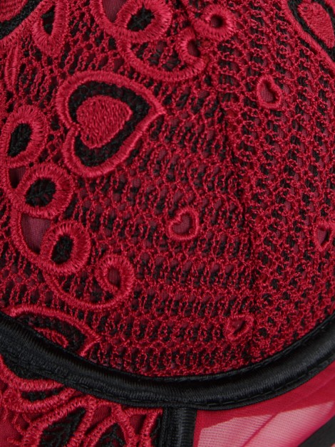 Corselete Fruit De La Passion Renda Magenta