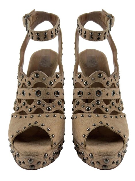 Sandália Alaia Suede Rosê