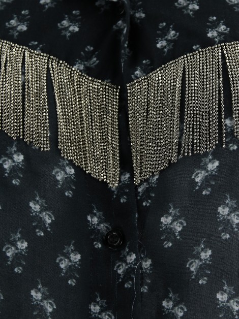 Vestido CAOS Longo Bordado