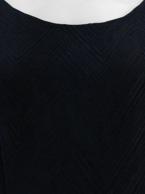 Vestido Isabella Giobbi Curto Tecido Texturizado Bicolor