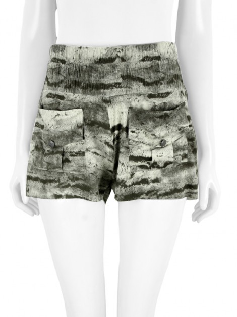 Shorts Scarf Me Tecido estampado
