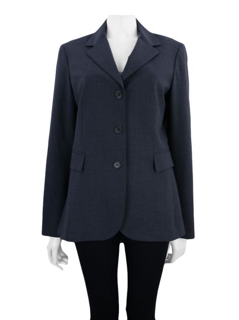 Blazer Theory Lã Cinza