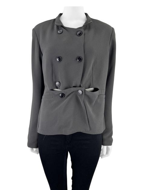 Blazer UMA Raquel Davidowicz Bar Cinza