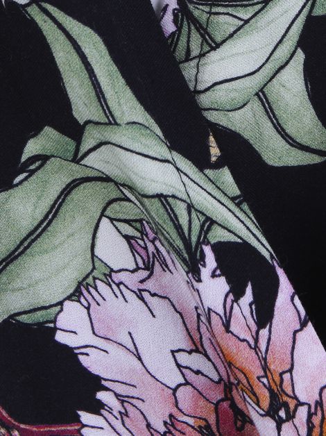 Blusa K&T Transpassada Floral