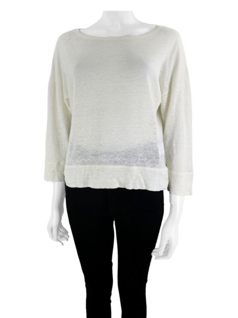 Blusa Alcaçuz Linho Creme