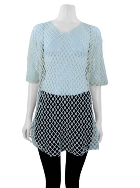 Blusa Andressa Salomone Arrastão Off White