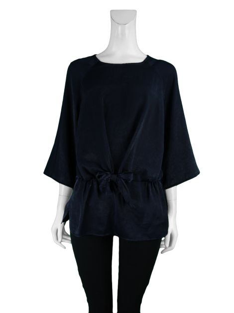 Blusa Costume Amarração Azul Marinho