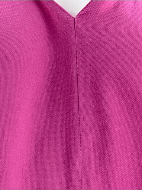 Blusa Dress To Cropped Roxa