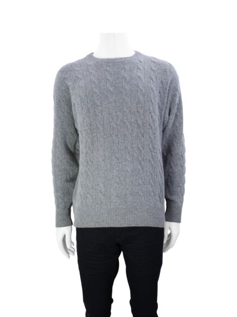 Blusa Façonnable Suéter Tecido Cinza Masculina