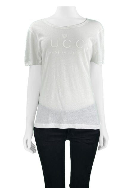 GUCCI ホワイト Tシャツ 80センチ blusa-gucci-t-shirt-branca-