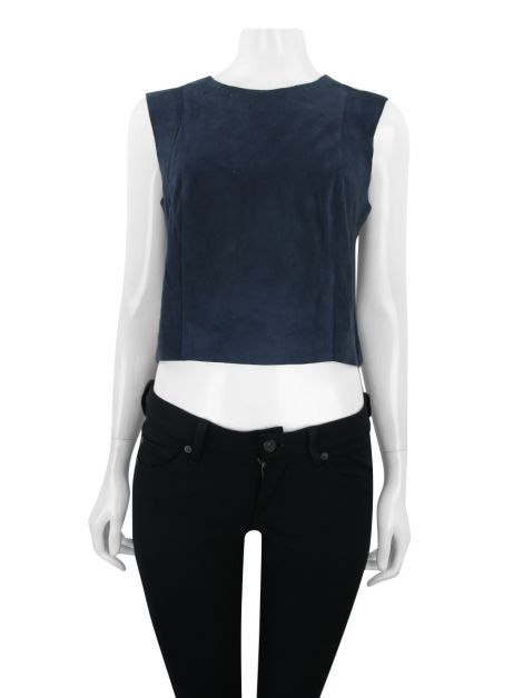 Blusa Helena Caio Camurça Azul