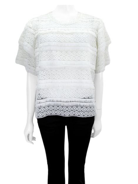 Blusa Iro Fidel Franjas Branco
