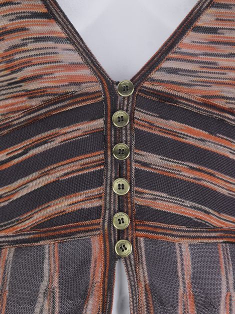 Blusa Karen Millen Malha Bicolor