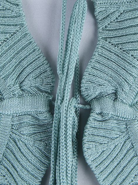 Blusa Karen Millen Tricô Azul