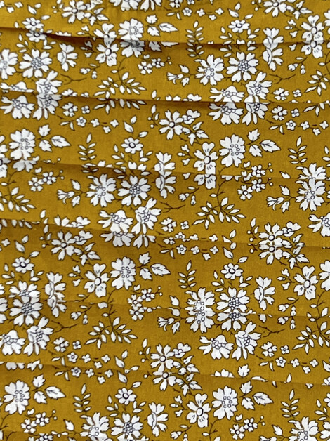 Blusa Le Soleil D'Été Tecido Floral Amarelo