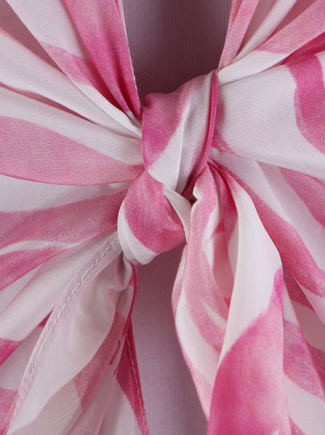 Blusa Luisa Werner Estampada Rosa
