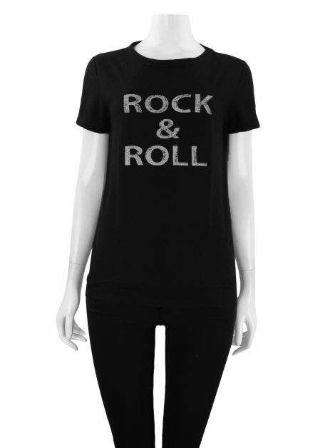 Blusa RAY + Black Kabana Rock & Roll Preta