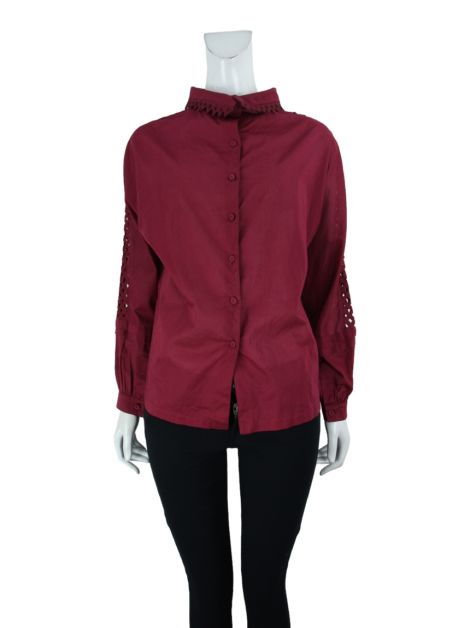 Blusa Sissa Renda Vinho