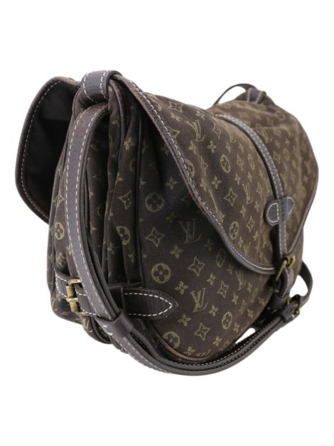 Bolsa com Alça Louis Vuitton Monogram Idylle Saumur MM Marrom